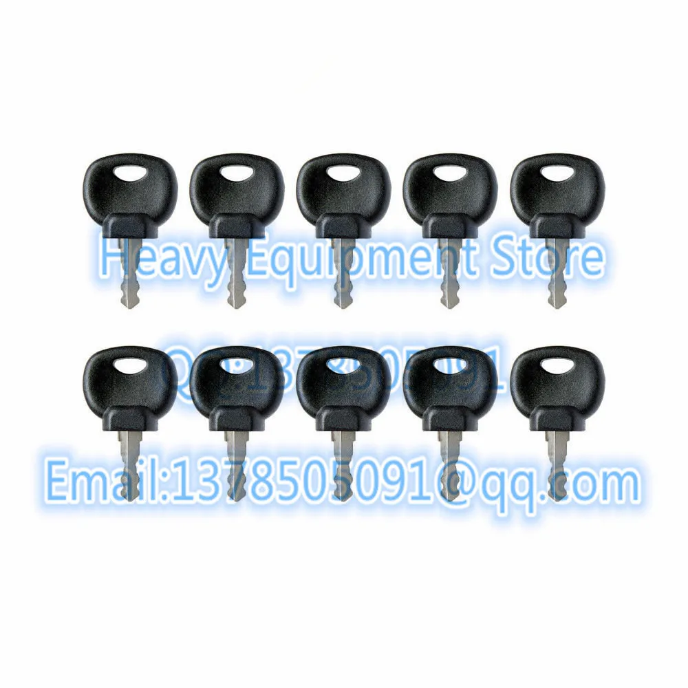

10PCS 14607 IGNITION KEY PLANT APPLICATIONS FOR JCB 3CX BOMAG HATZ MANITOU TRACTOR 14707