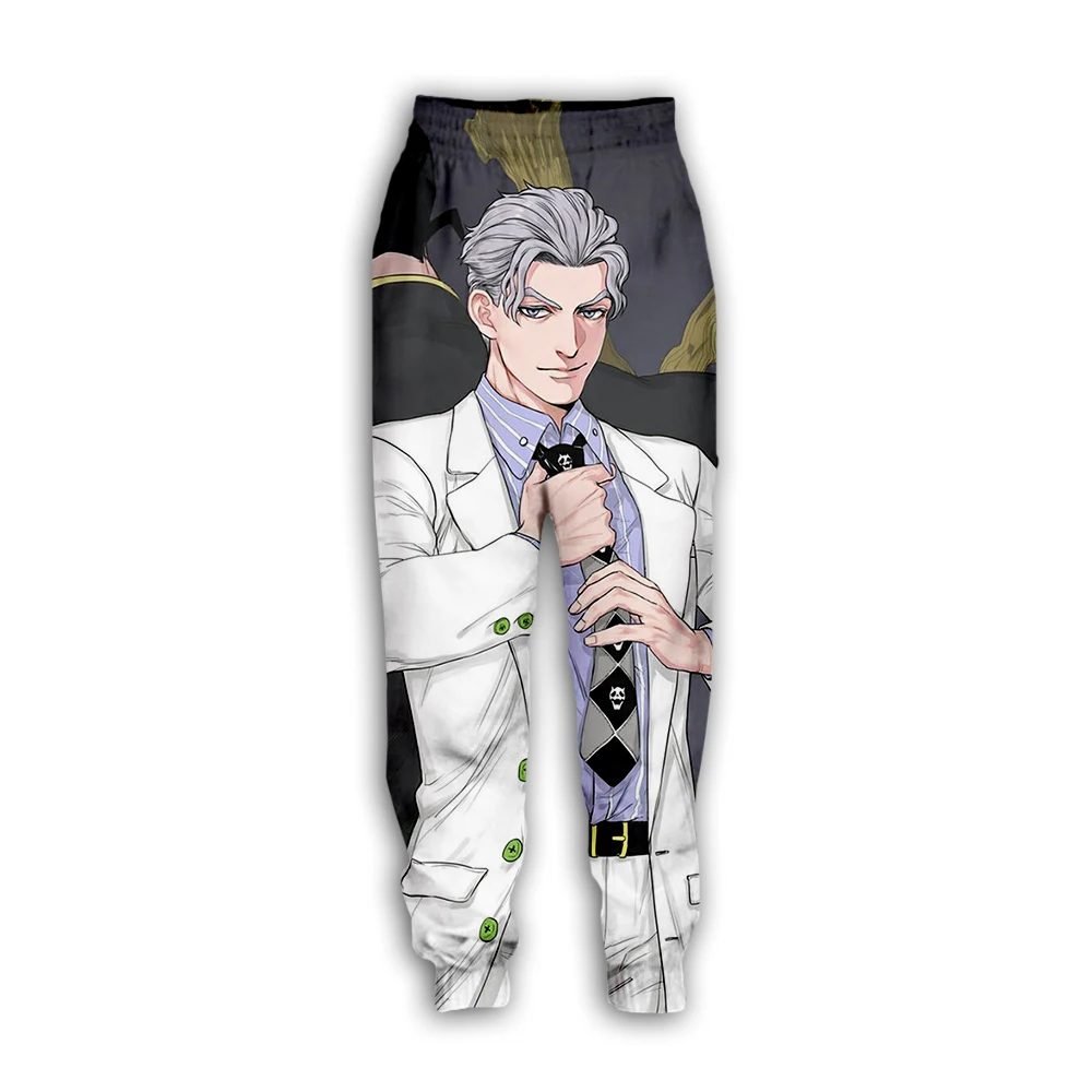 

New Harajuku shirt Japan anime JoJo Bizarre Adventure Sweatshirt men/women 3D print Hoodies Shorts sleeve streetwear top Jogger