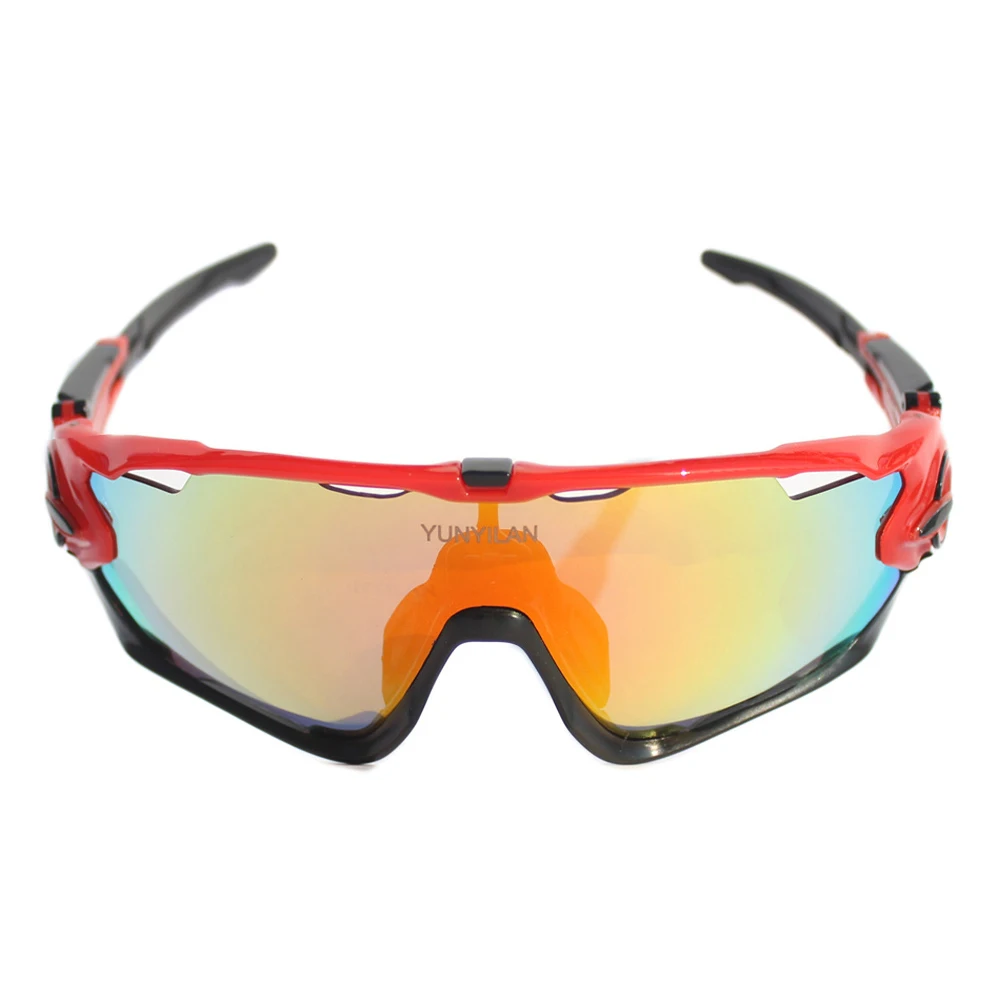 Polarized Men SunGlasses Mountain Hiking Eyewear 3 Lens Cycling Eyewear Bicycle Sunglasses