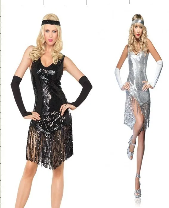 online shop flapper costumes adult flapper girl dress halloween roaring 20s fancy dress aliexpress mobile