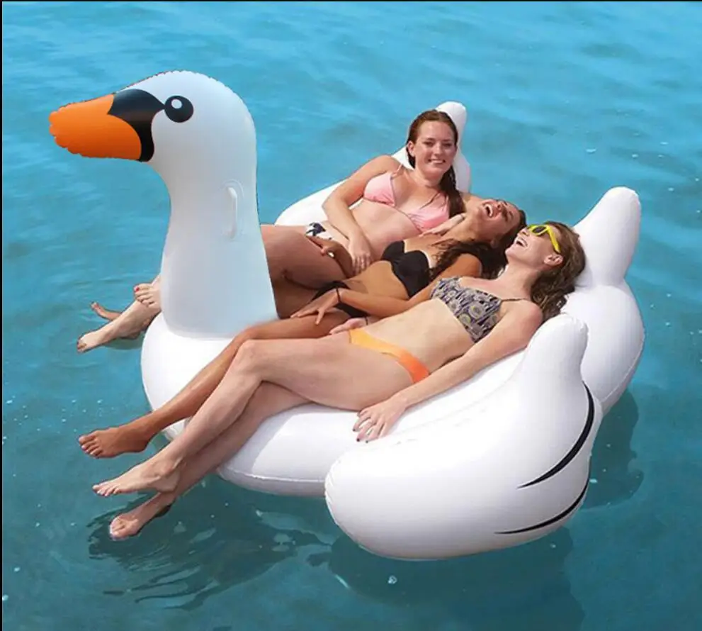 Inflatable Flamingo Pool Float Giant Swan Unicorn Inflatable Swimmin