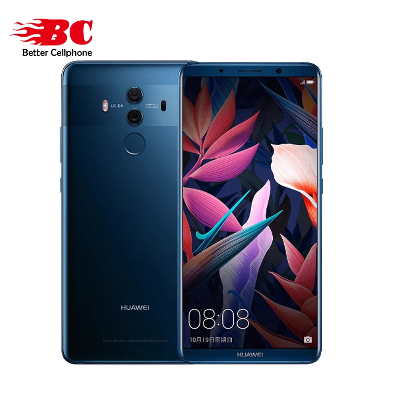 Оригинал huawei mate 10 Pro сотовые телефоны Android 8 0 3D изогнутое стекло 5 9 дюймов 2560*1440 P 4000