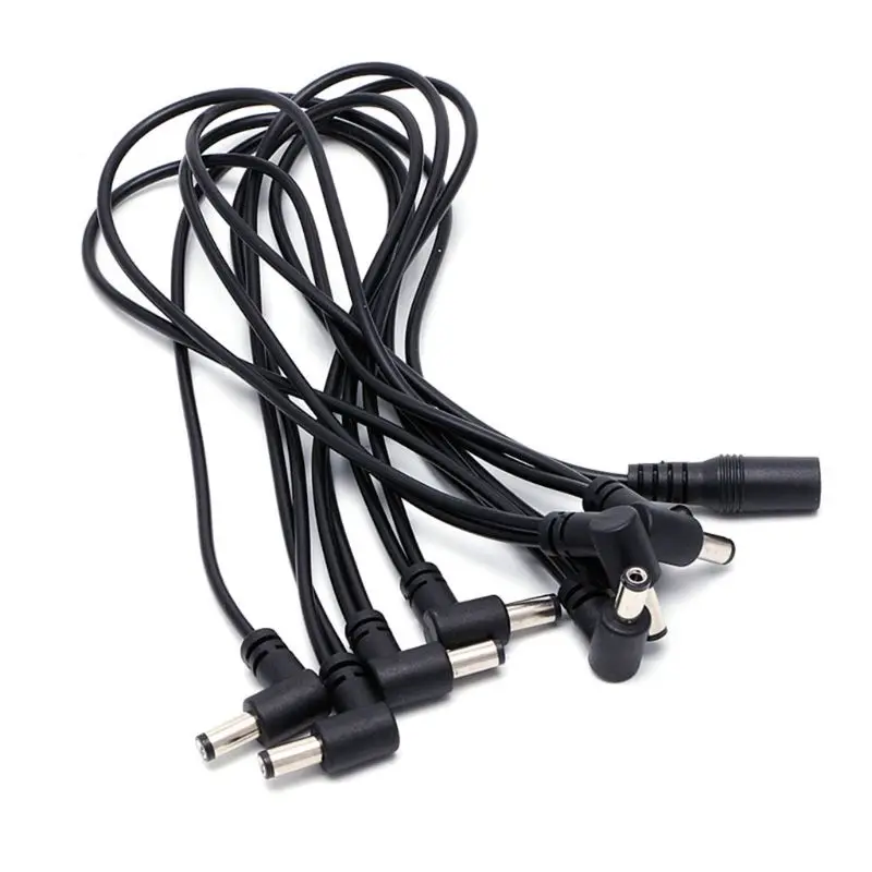 1 قطعة 9 V DC 1A تأثير الغيتار دواسة موائم مصدر تيار لنا الاتحاد الأوروبي المملكة المتحدة 8 طريقة كابل أسود البلاستيك الغيتار الاكسسوارات