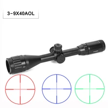 Optical Sight 3-9X40 AOL Riflescope Mil-Dot lllumination Reticle Collimator Sight For Airsoft Sporting Gun Hunting Scope