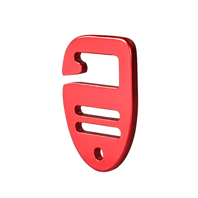 

Quality Red Backpack Clasp Hooks Durable Metal Quick-draws Camping Survival Gear EDC Tactical Carabiner Climbing Accessories