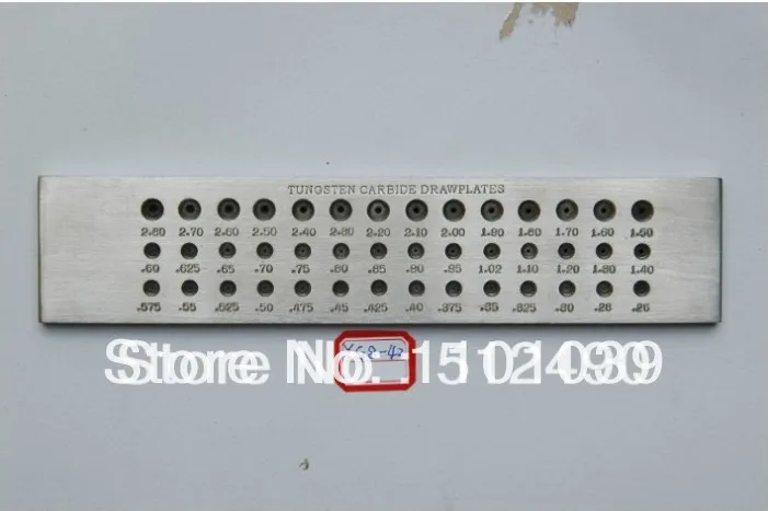 

jewelry tools,Jewelry Drawplates,20holes,Tungsten Carbide drawplates