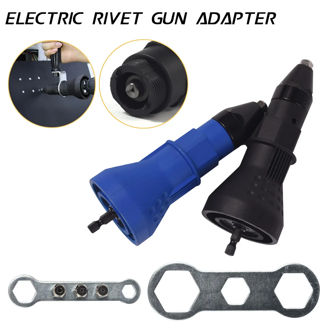 

Threaded Rivet To Riveting Tool Electric Rivet Nut Gun Cordless Riveting Drill Adaptor Insert Nut Tool Riveting Drill Adapter