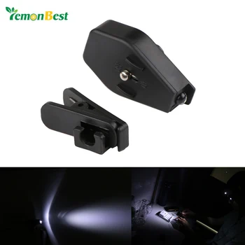 

2 Pcs Mini LED Eyeglass Reading Book Light Night Lamp with Rotate Clip for Old People Maintenance Worker