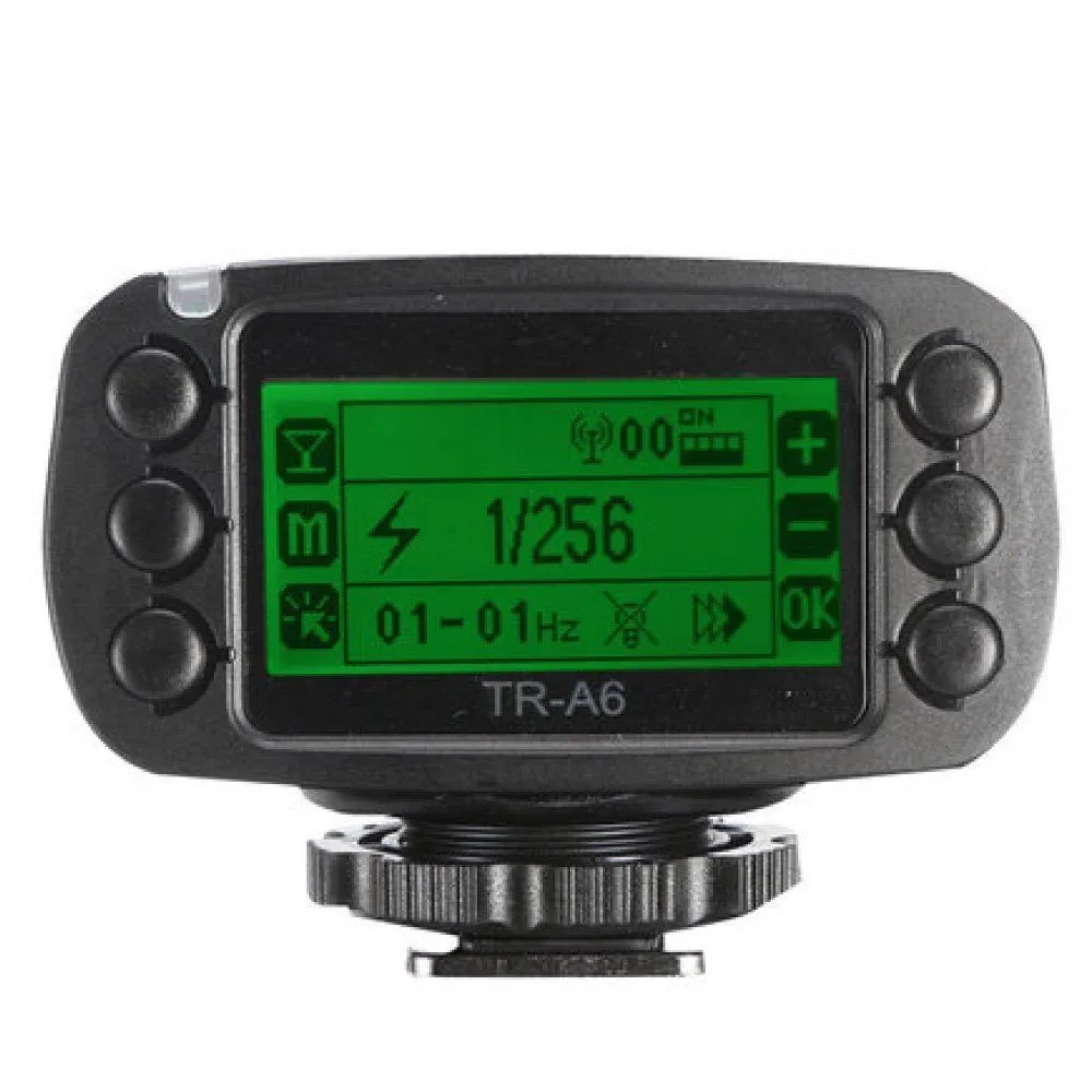 TR-A6 2,4 GHz HSS Flash triggerпередатчик для Jinbei HD-600V/MSN-V стробоскопическая вспышка для Nikon