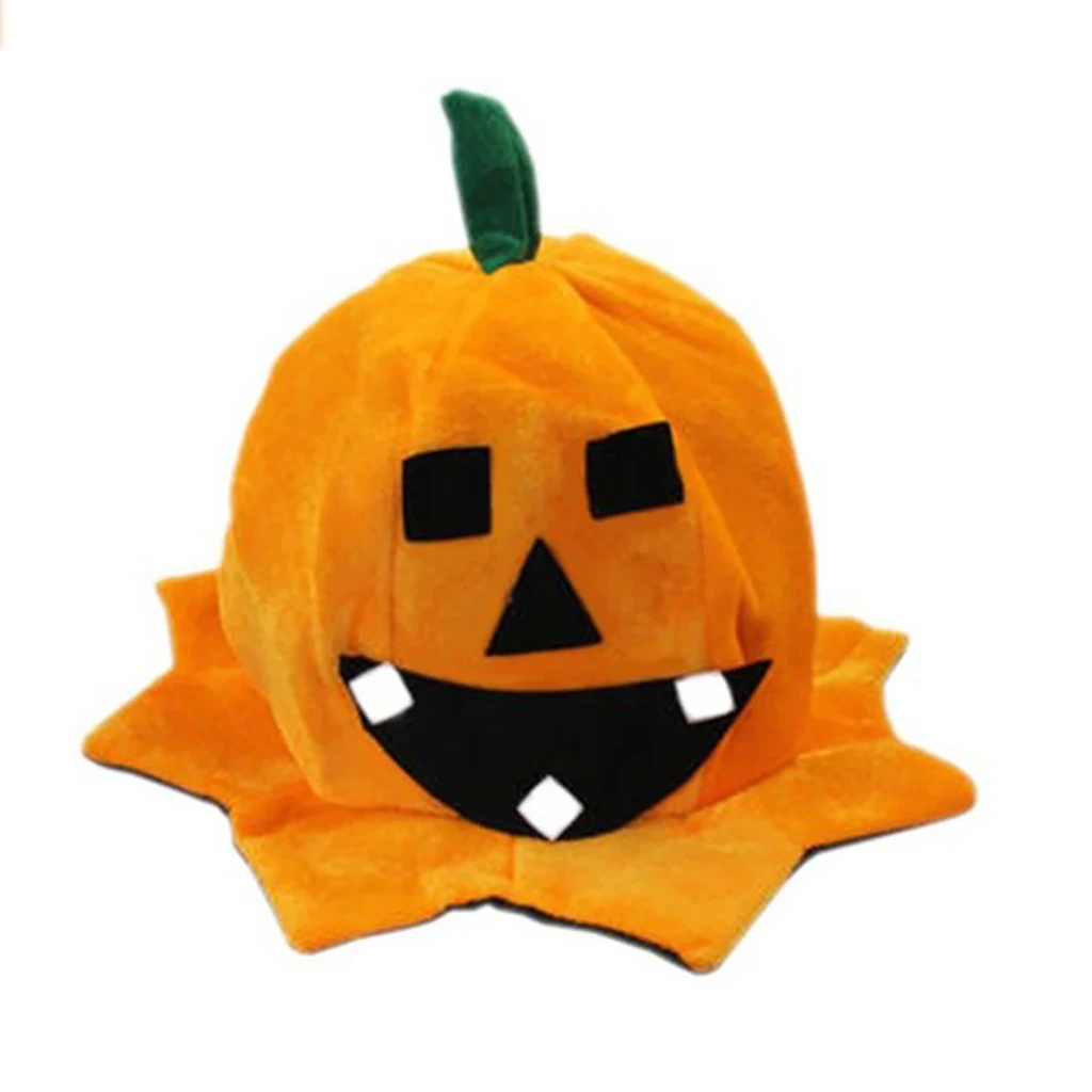 1pcs Novelty Pumpkin Hat Halloween Costume Fancy Dress Party Supplies Props Decoration Costume Ball for Adults Kids