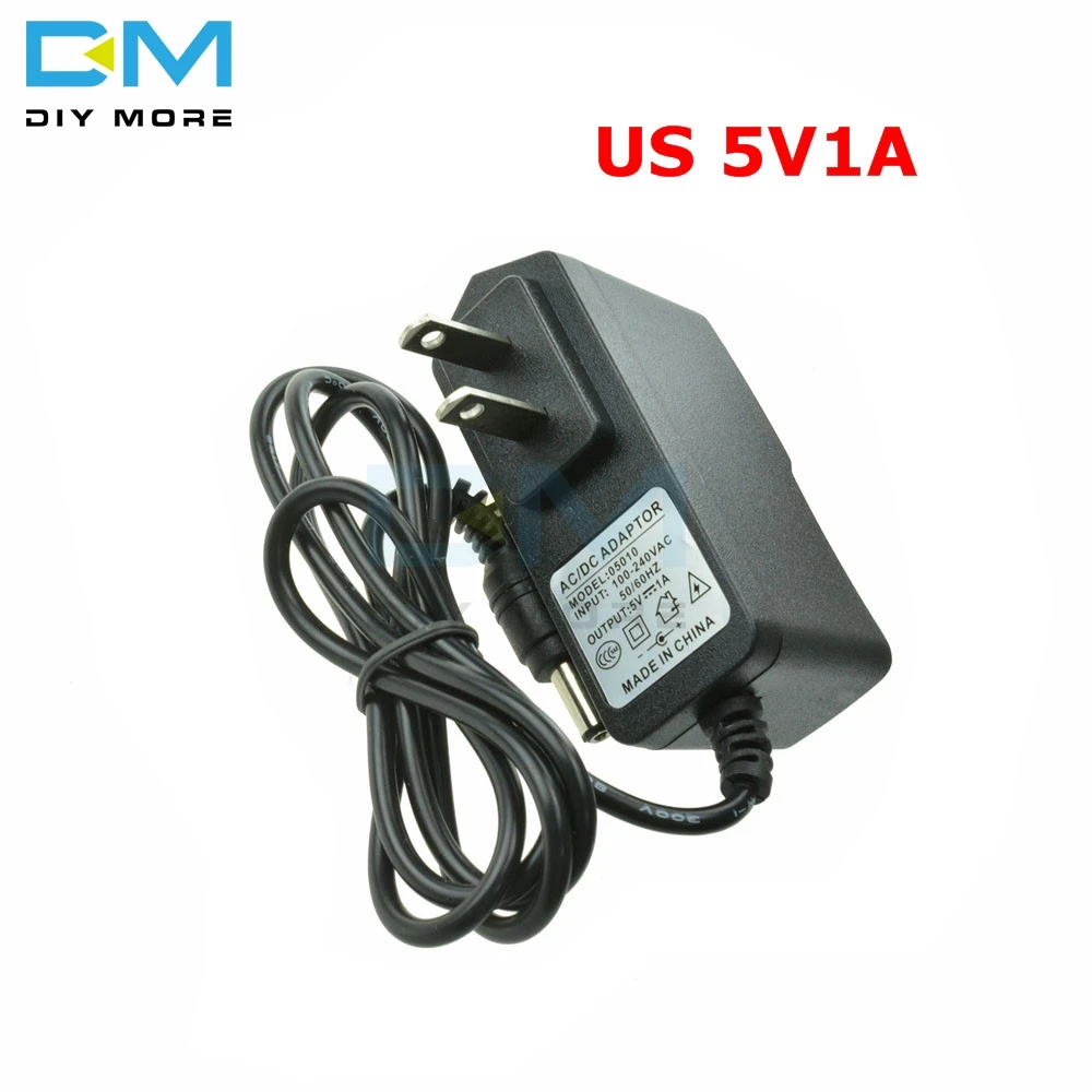 Power Adapter DC 5V 9V 12V 1A 2A 3A Adaptor 220V To 5 V 12 V Volt Charger Supply Universal Switching EU US Plug - Цвет: US 5V1A