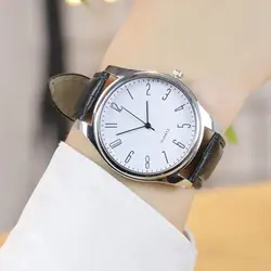 Мужские наручные часы простые деловые модные кожаные кварцевые наручные часы мужские Relojes Hombre 2019 Saat erkekler heren horloge