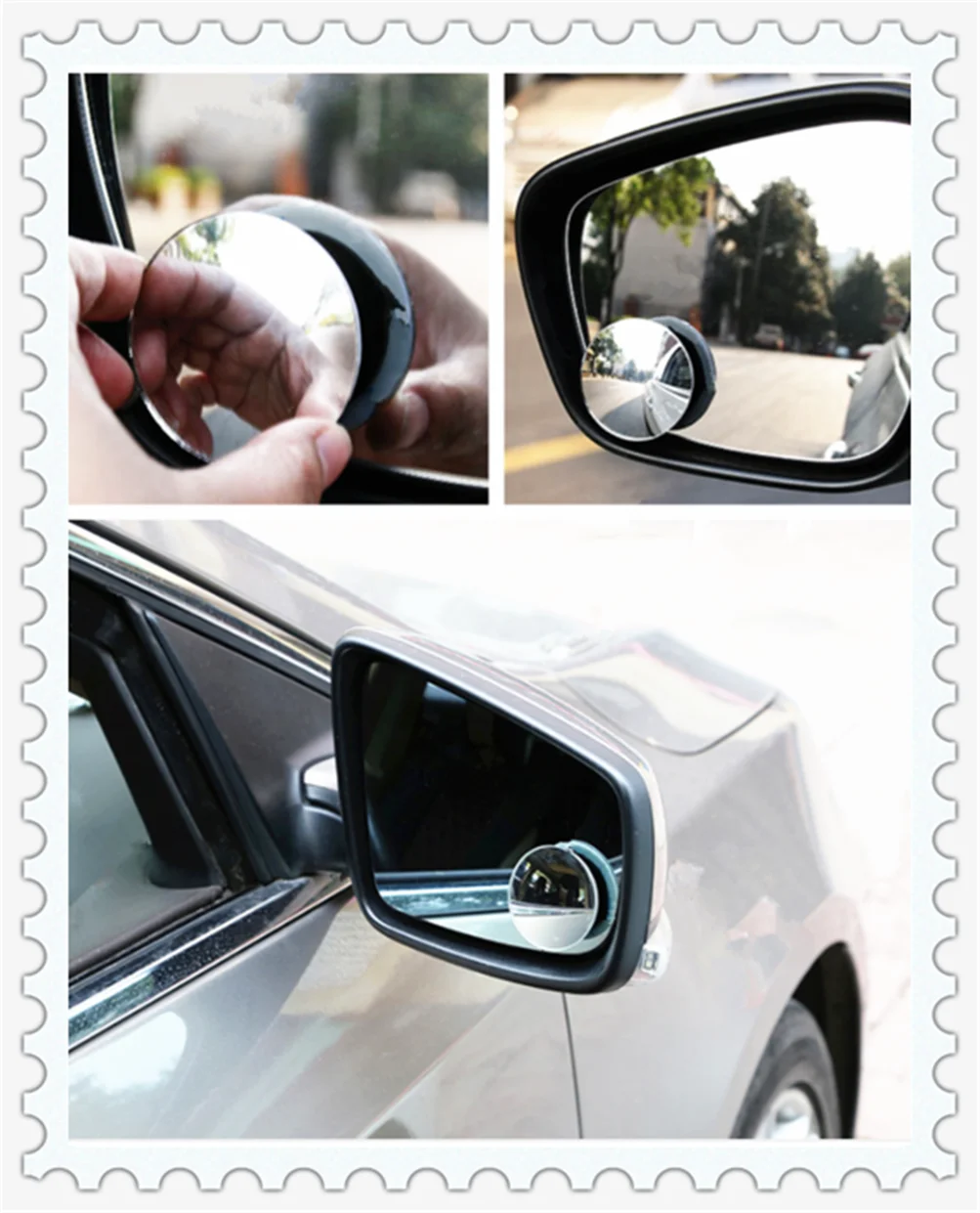 

Car borderless small round blind spot mirror reversing aid for Opel Astra g/gtc/j/h Corsa Antara Meriva Zafira Insignia