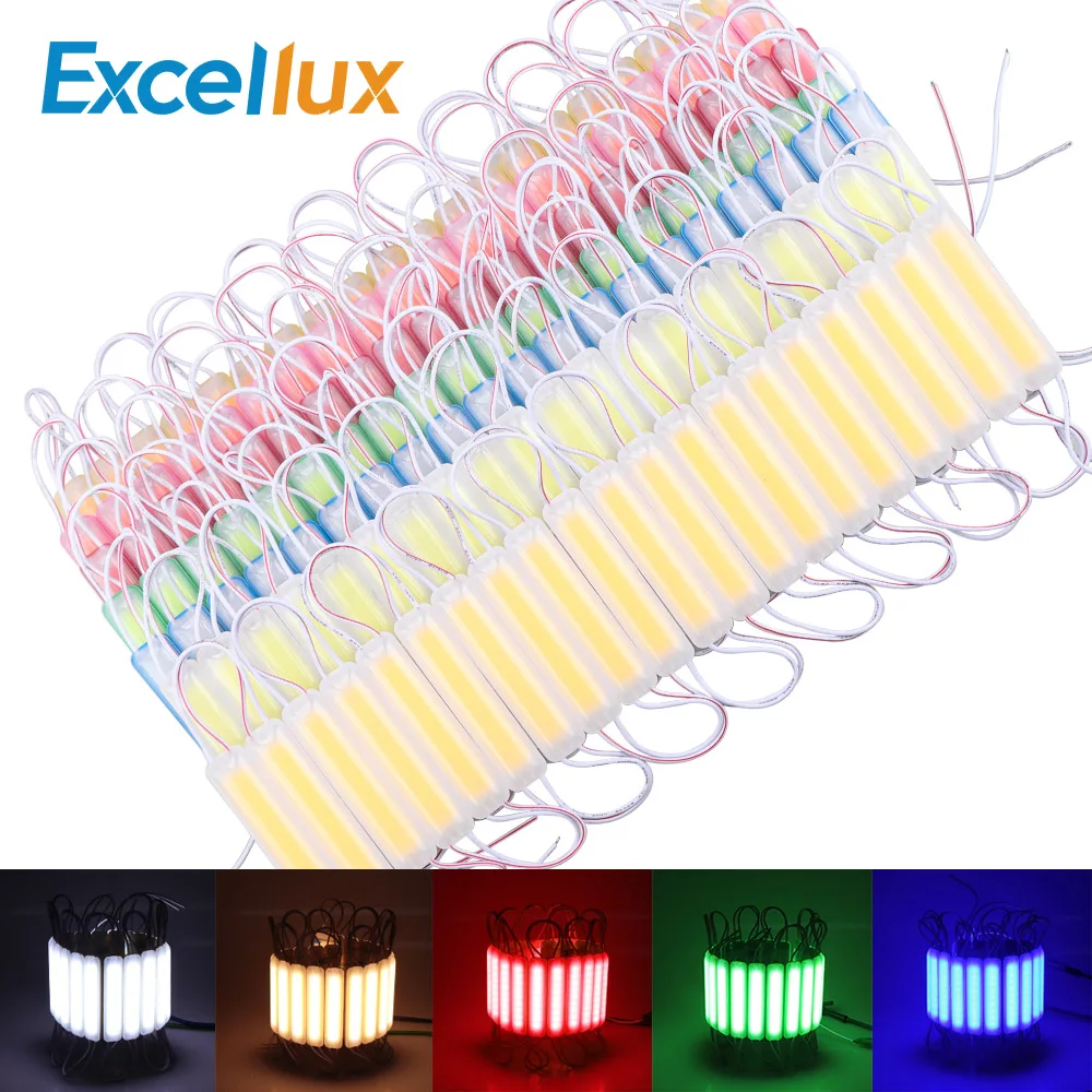 

12V COB Injection LED Module Single Color Module Waterproof For Led Sign Outdoor Advertising Logo Letter Lightbox 20Pcs/Lot