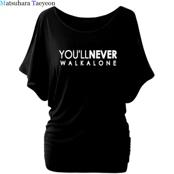 

You'll Never Walk Alone T-shirt For Fans All Champions 2019 Fashion women Brand Clothing Male O Neck Streetwear Tshirt T173