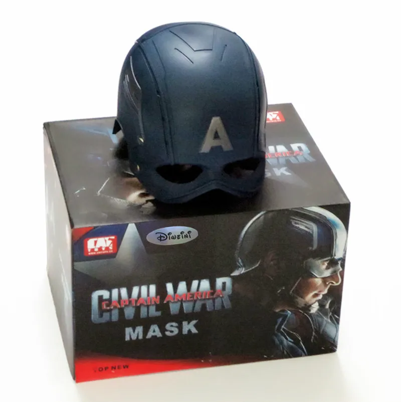 

1:1 The Avengers Full Scale Captain America Steve Rogers Helmet Mask 1/1 Replica Custom Cosplay Prop RETAIL BOX WU625