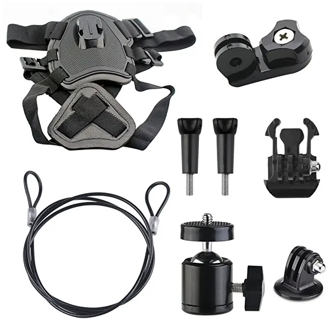 Крепление для собак Go Pro Привязь нагрудный ремень крепление Gopro Hero 5 4 3 + SJ5000