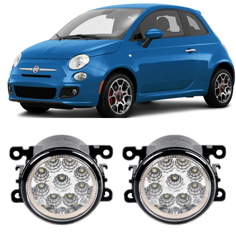 EEMRKE стайлинга автомобилей для FIAT 500 500L 2012 2015 9 штук Светодиодный s Противотуманные