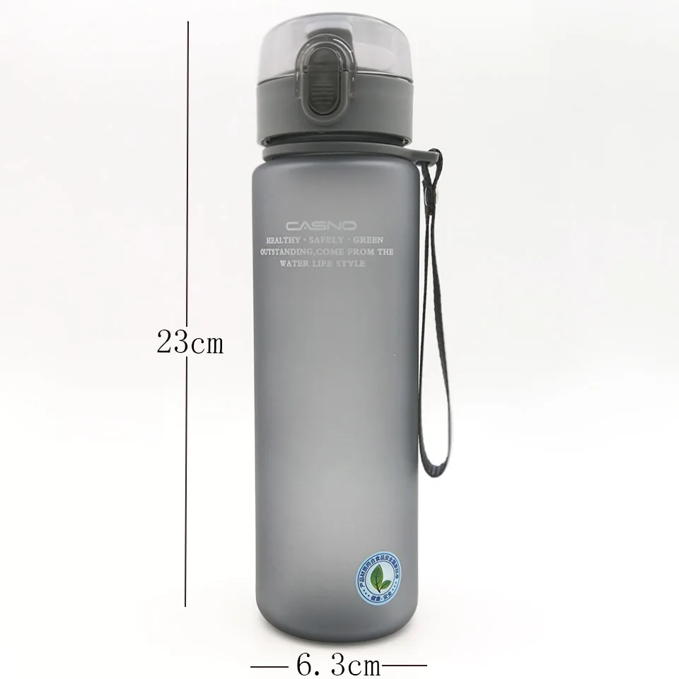 560ml Water Bottle Sport Portable Leak Proof Seal Tour Hiking Plastic My Bottle For Water Coffee Tea Drink Shaker Drinkware2