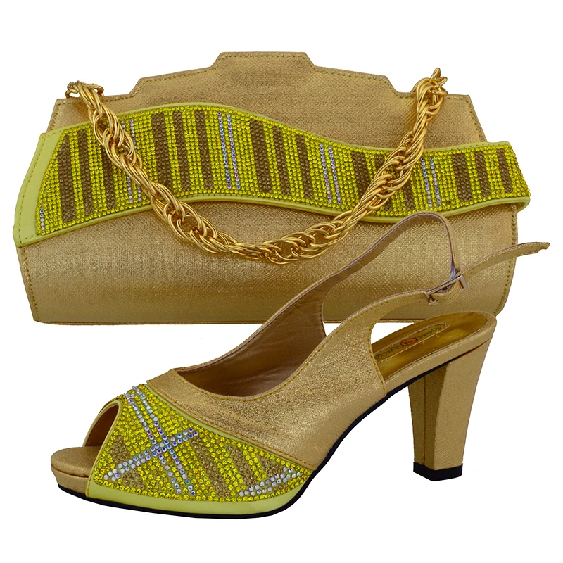 Tissu Size43 3 Assorti Sac Mode Et Chaussures Pour Sb8072 Africain Ensemble Or Pouces Partie Onsales 5 Dentelle 6dTnWT8q