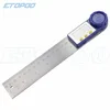 0-200mm 8inch Digital Protractor Inclinometer Goniometer Level Measuring Tool Electronic Angle Gauge Stainless Steel Angle Ruler ► Photo 2/6
