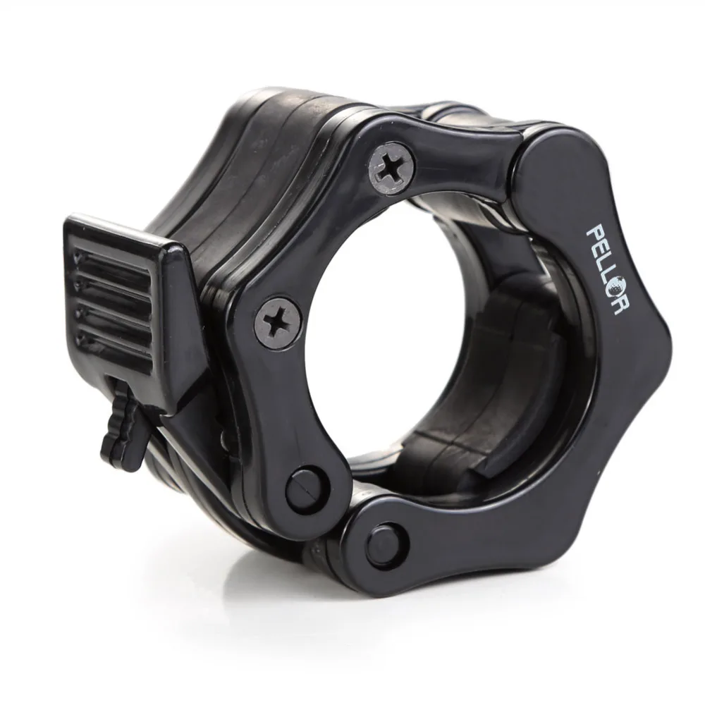 Pellor Olympic Barbell Locking Collars 5cm Snaps Locking Jaw 1 Pair