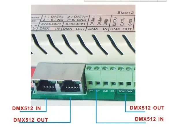 Многоканальный DMX512 декодер точечный источник света для водителя 27 канал светодиодный контроллер