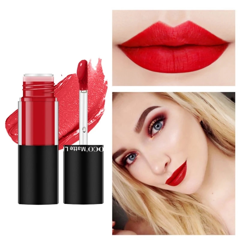 

24Pcs/Set Moisturizing Matte Lip Gloss Set Waterproof Non-stick Cup Easy To Color Liquid Lipstick Kit 2019