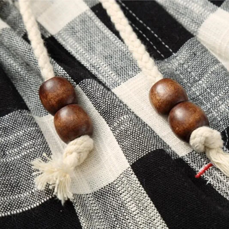 Promo 2019 New style fashion Male summer high-grade cotton linen grid Beach shorts Men Breathable loose leisure gym shorts S-5XL