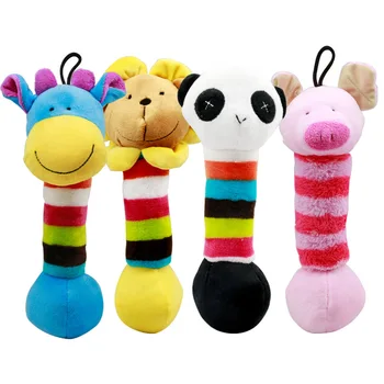 

Dog Cat Pet Puppy Chew Toys Biting Chew Bite Funny Plush Sound Squeak Durability Vocalization Dolls Bite Pets Supplies PT0020