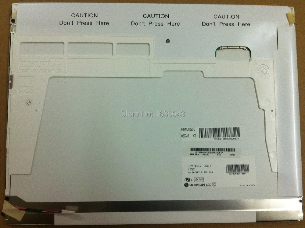 

Free Shipping  LP133X7 N2C2 1024X768 20 PIN Laptop LCD LED Display Screen NEW