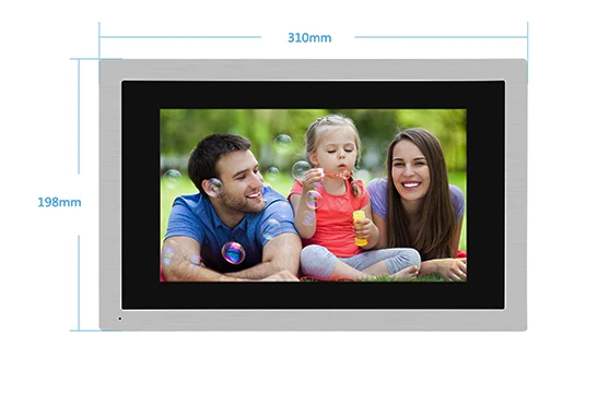720P HD 10 дюймов сенсорный экран WiFi IP видео дверной телефон видеодомофон 2 двери домашняя система контроля доступа мобильное приложение Дистанционное разблокирование