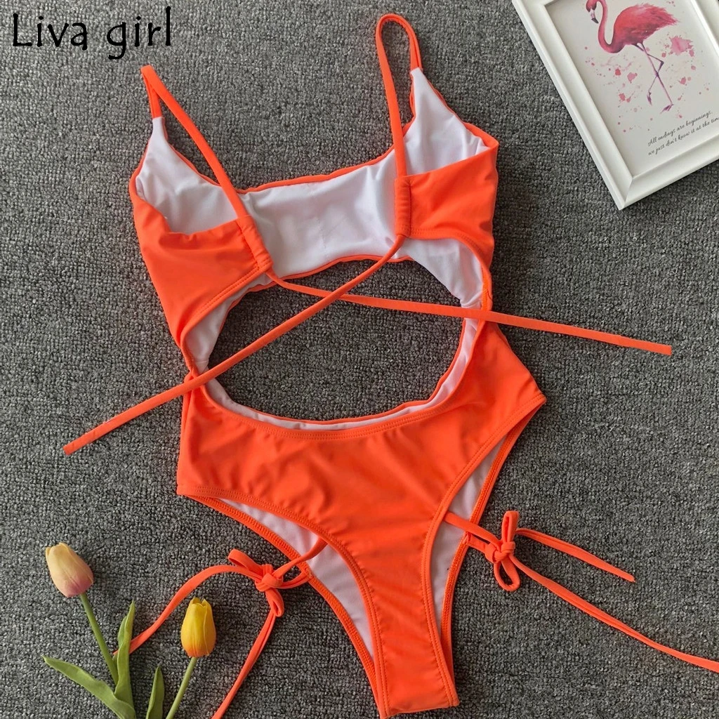 Liva girl, сексуальные, сдельные костюмы,, новинка, с отверстиями, с подкладкой, купальник, монокини, купальники для женщин, купальный костюм, одежда для плавания, пляжная одежда