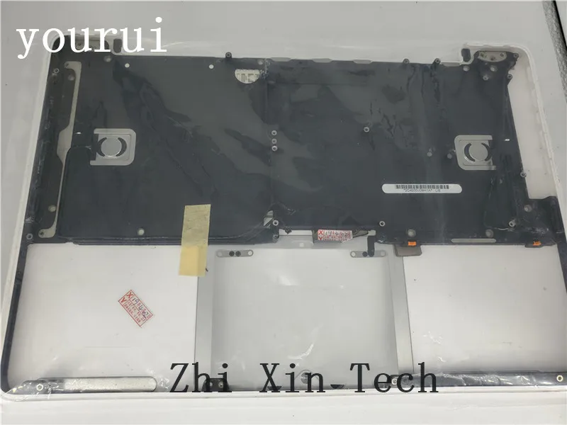 Yourui для Apple Macbook A1342 Ноутбук Упор для рук Топ чехол верхняя крышка с США клавиатура оболочка белый