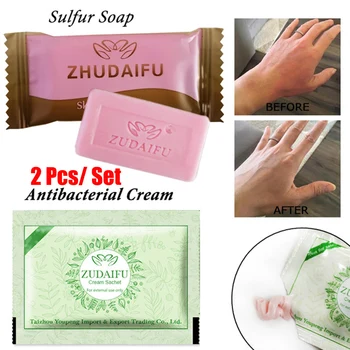 

Sulfur Soap Skin Conditions Acne Psoriasis Seborrhea Eczema Anti Fungus Bath whitening soap shampoo soap