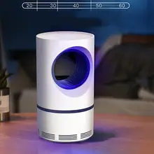 СВЕТОДИОДНЫЙ Электрический комаров убийца насекомых всасывания 5 Вт ловушка 110-220 В репеллент Крытый Белый УФ DC5V-1A лампа