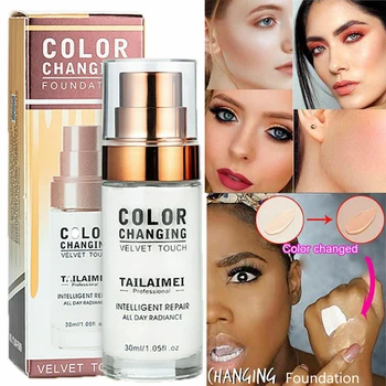 

30ml Pro Classic TLM Colour Changing Foundation Magic Flawless Concealer Makeup