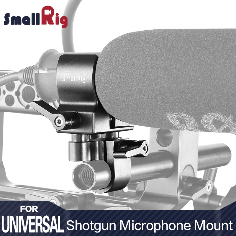 Smallrig Dslr Camera Clamp Shot Gun Microphone Holder Arri