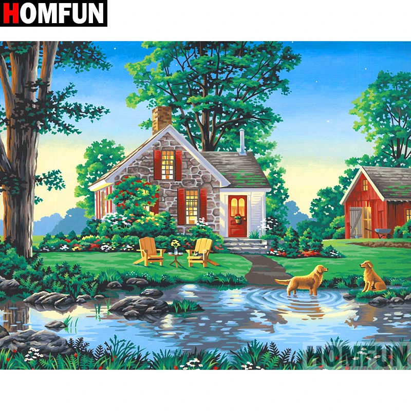 Алмазная живопись HOMFUN A18866 алмазная вышивка с квадратными/круглыми стразами 5D