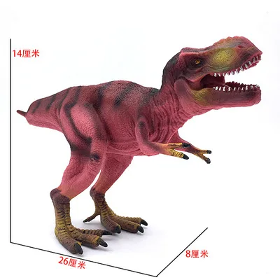 Игрушечный динозавр Юрского периода, ТПР, Одноцветный динозавр, мягкая пластиковая модель, детские развивающие игрушки St - Цвет: G
