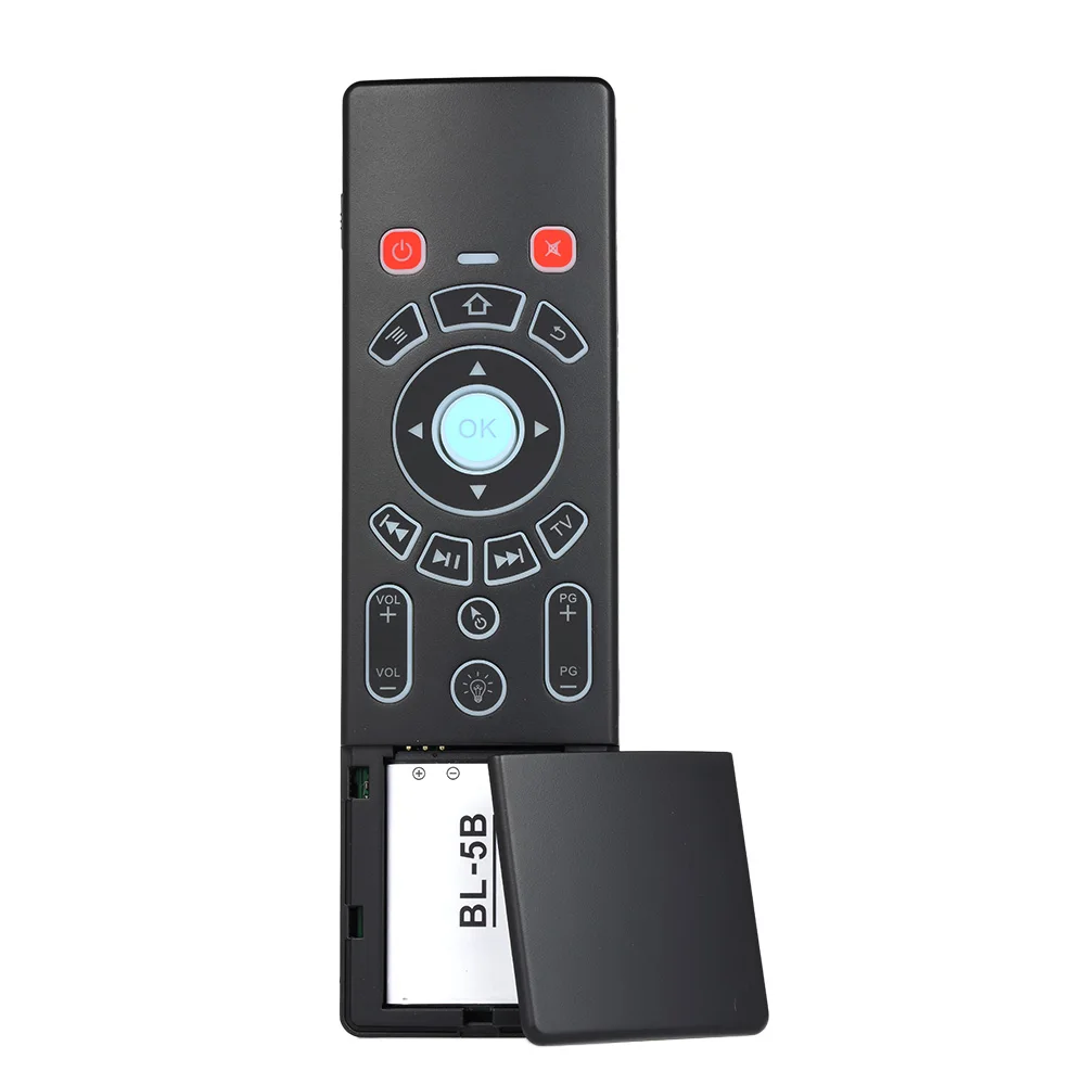2.4GHz 6-Axis Backlit Air Mouse Wireless Keyboard w/ Touchpad IR Learning Remote Control for Smart TV Android TV BOX Computer 2.4GHz 6-Axis Backlit Air Mouse Wireless Keyboard w/ Touchpad IR Learning Remote Control for Smart TV Android TV BOX Computer