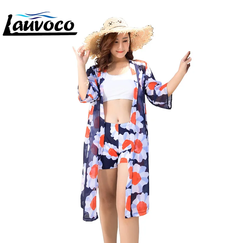 

Plus Size Bikini Set Swimwear Women High Waist Push Up Big Size Swimsuit Large Size Shorts Bathing Suits 4 Pieces Cover Up 5XL