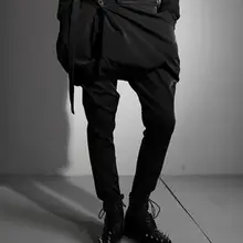 28-39 Горячая весна/осень Мужская Новая мода для отдыха длинная юбка брюки со стрелкой