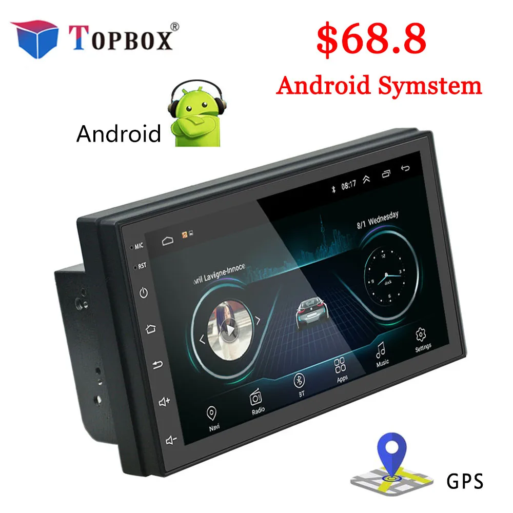 

Camecho 2 Din 7'' Android GPS Navigation Autoradio Car Radios Multimedia Player Touch Screen Bluetooth FM WIFI Auto Audio Stereo
