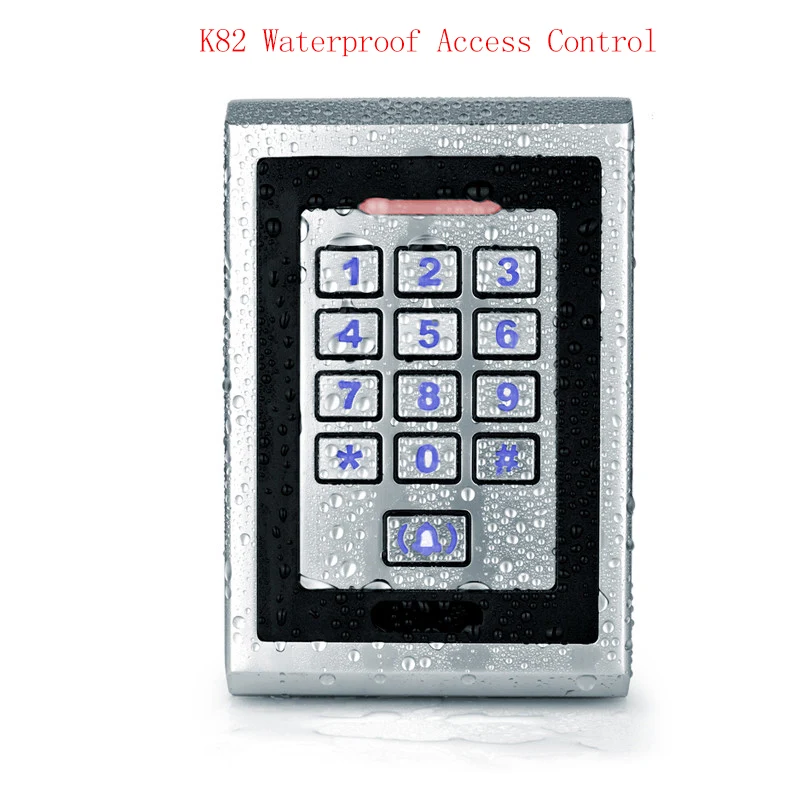 K81~ K88 IP 65 Водонепроницаемая металлическая система контроля доступа RFID 125 кГц карта с 8000 картой пользователей для дверного замка система безопасности входа - Цвет: K82W