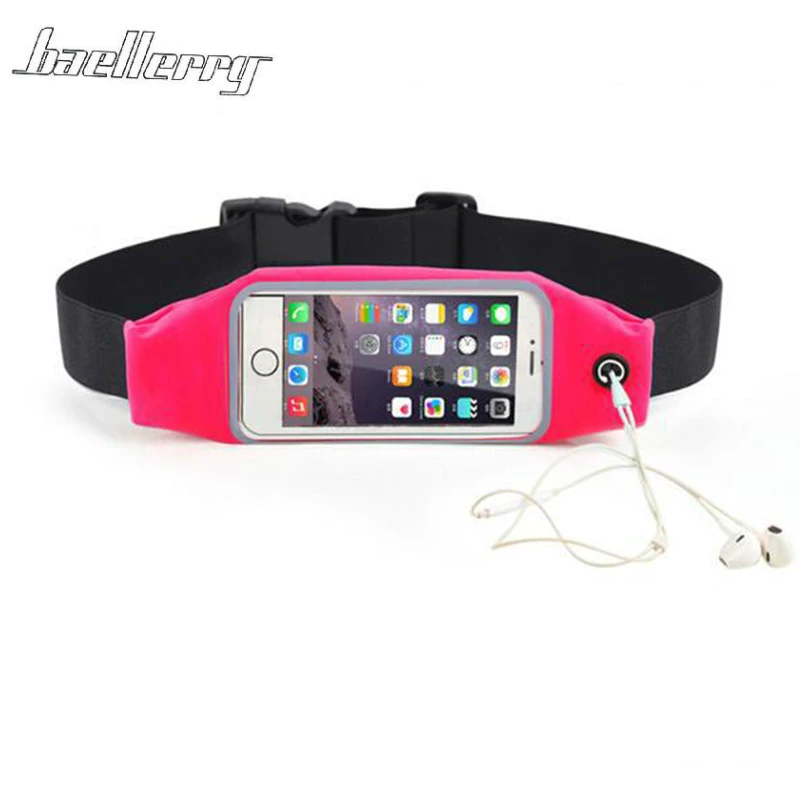 

New Outdoor Waterproof Running Women Jogging Belt Belly Bag Gym Fitness Bag Waist Bag Mobile Phone Holder Lady Sport Accessories