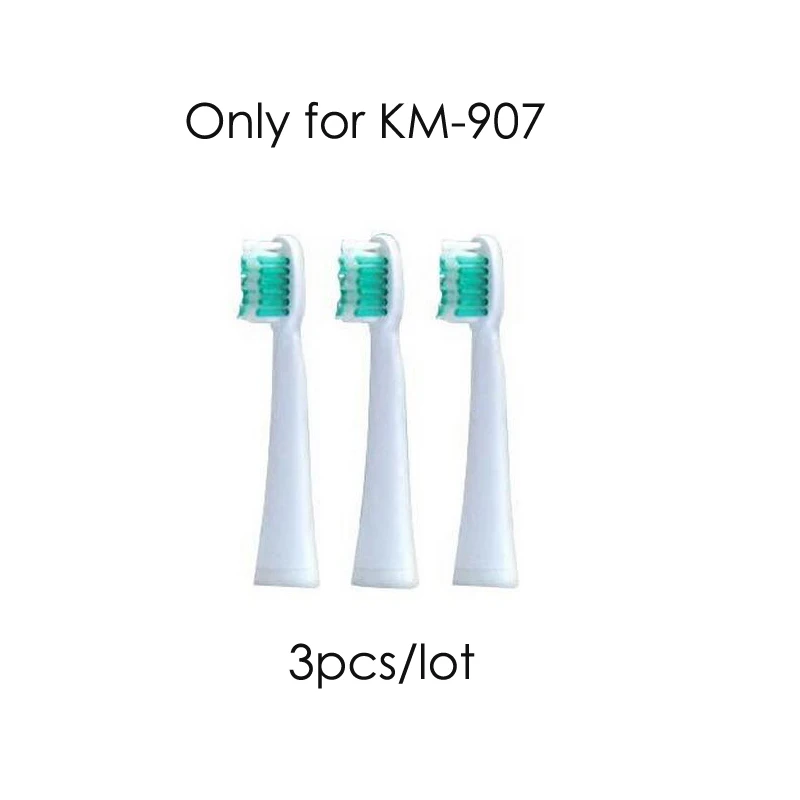Soft-brush-head-Electric-Toothbrush-head-for-Kemei-KM-907-3PCS