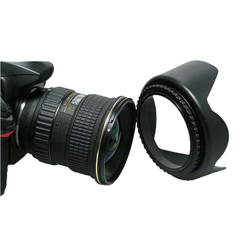 

55mm Digital Lotus Flower Hood Professional Deluxe Hard Lens Hood for Sony/Canon/Nikon Hi dropship