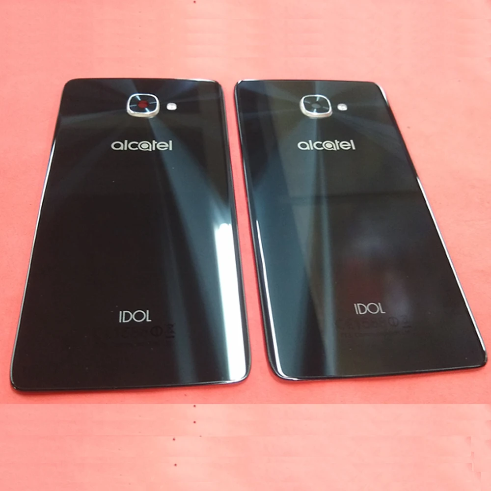 Крышка батарейного отсека с логотипом для Alcatel One Touch Idol OT6070 6070k 6070y 6070|Корпусы и