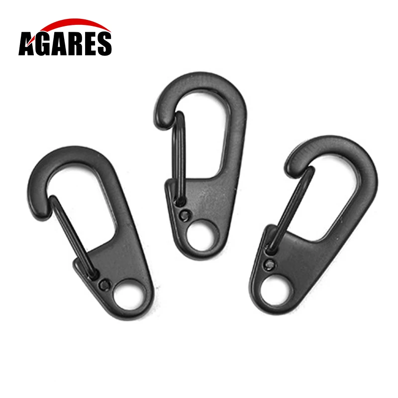 

3PCS Mini Aluminum Carabiner Snap Spring Clips Hook Keychain EDC Survival Outdoor Camping Travel Kits -08
